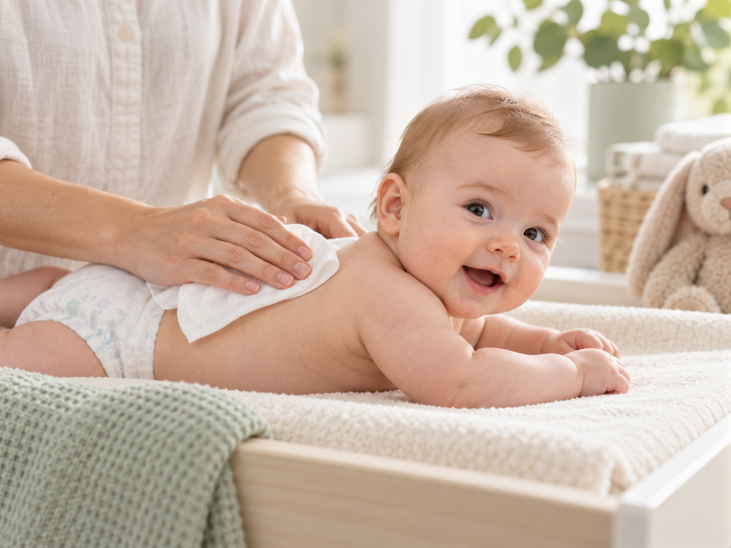 Baby Wipes wet wipes usage scene